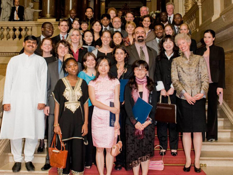 The students of the class of 2008