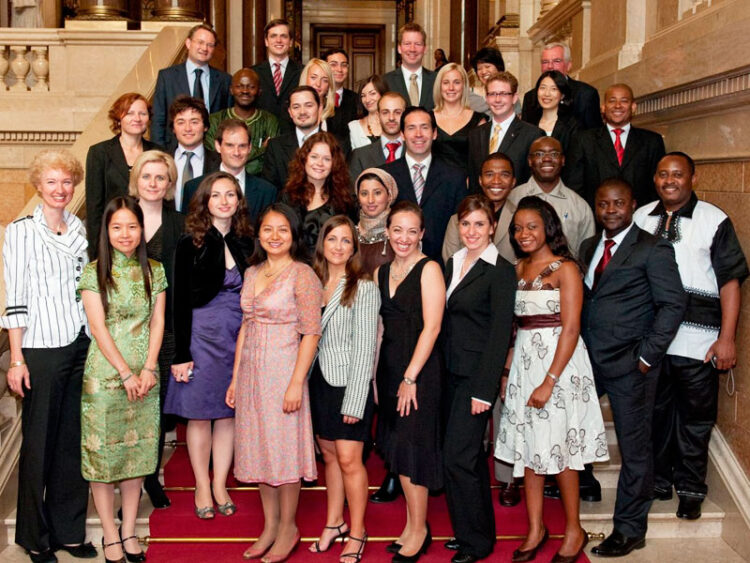 The students of the class of 2010