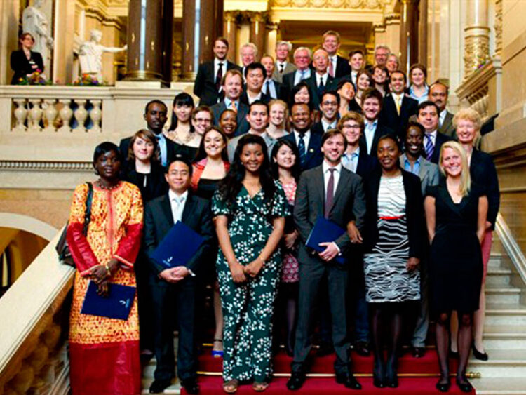 The students of the class of 2011