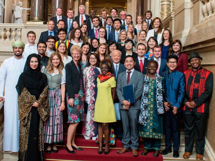 The students of the class of 2014