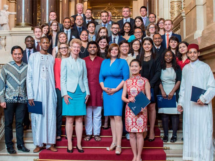 The students of the class of 2015