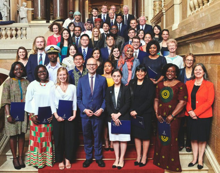 The students of the class of 2019